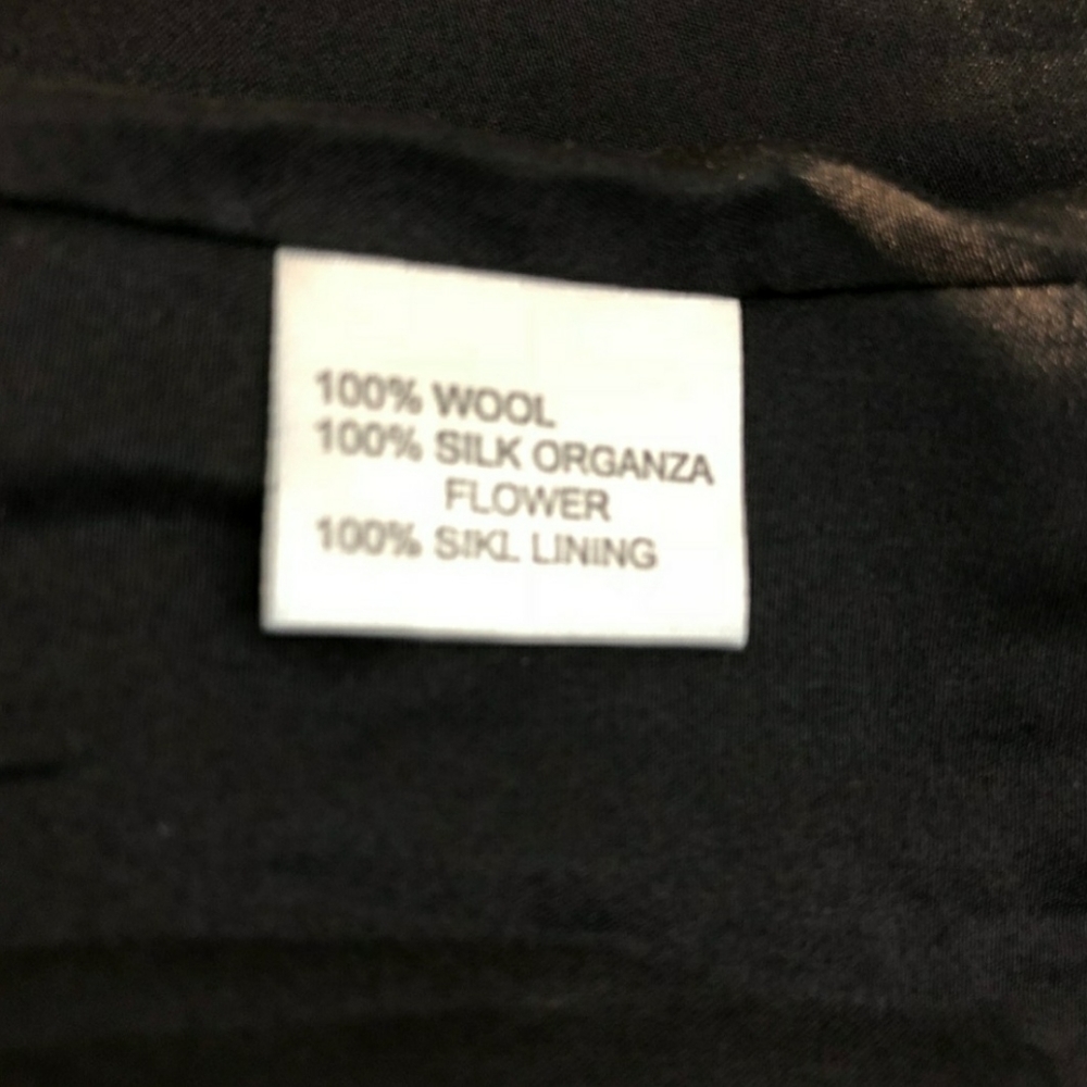 Fashion ART Rose & Leaf Wool Jacket Art2Wear - Picture 8 of 15